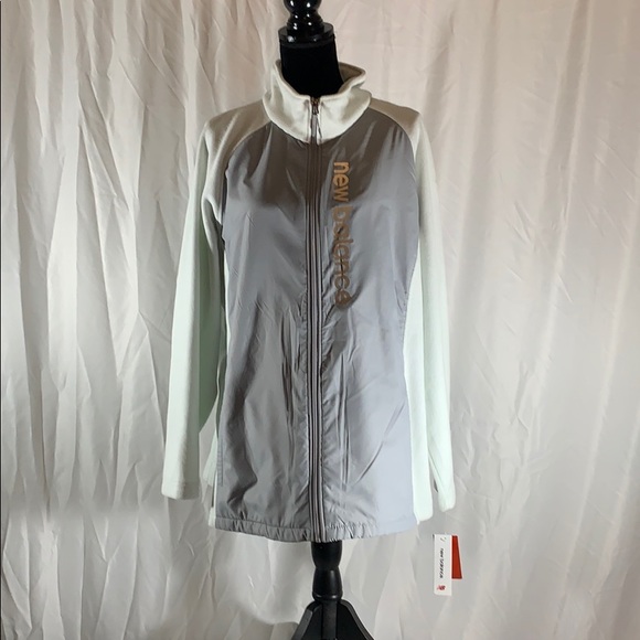 New Balance Jackets & Blazers - New Balance Premium Micro Fleece white/gray 2x
